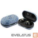 Back panel cover Guess  TWS Guess 4G Metal Bluetooth headphones with ENC docking station - blue 