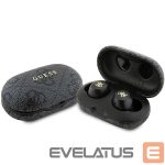 Back panel cover Guess  TWS Guess 4G Metal Bluetooth headphones with ENC docking station - black 