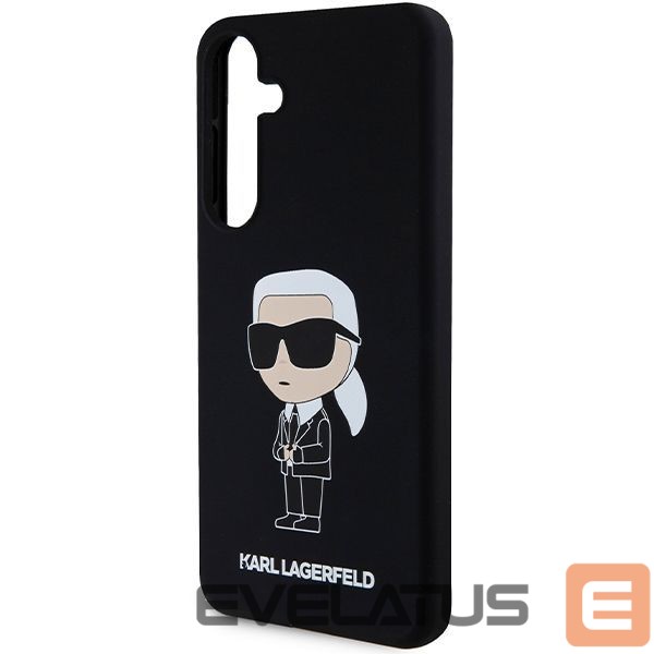 Back panel cover Karl Lagerfeld Karl Lagerfeld Silicone Ikonik case for Samsung Galaxy S24+ - black