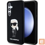 Back panel cover Karl Lagerfeld - Karl Lagerfeld Silicone Ikonik case for Samsung Galaxy S24 - black 