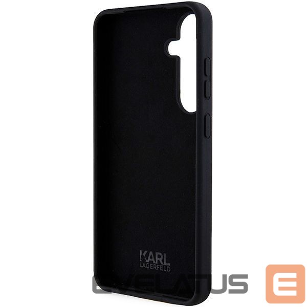 Back panel cover Karl Lagerfeld - Karl Lagerfeld Silicone Ikonik case for Samsung Galaxy S24 - black