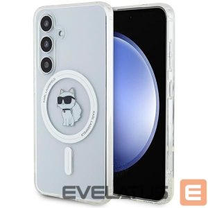 Back panel cover Karl Lagerfeld  Karl Lagerfeld IML Choupette MagSafe case for Samsung Galaxy S24 - transparent 