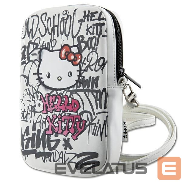 Back panel cover Hello Kitty Hello Kitty Graffiti Kitty Head bag - white