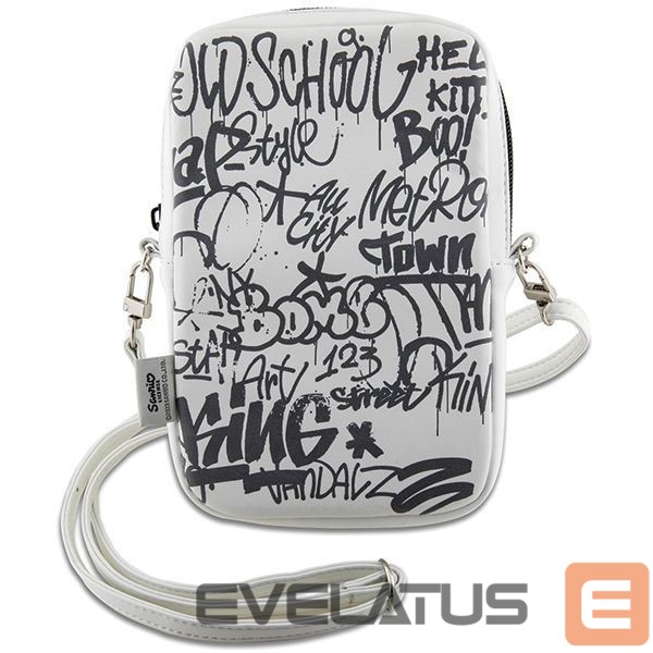 Back panel cover Hello Kitty Hello Kitty Graffiti Kitty Head bag - white