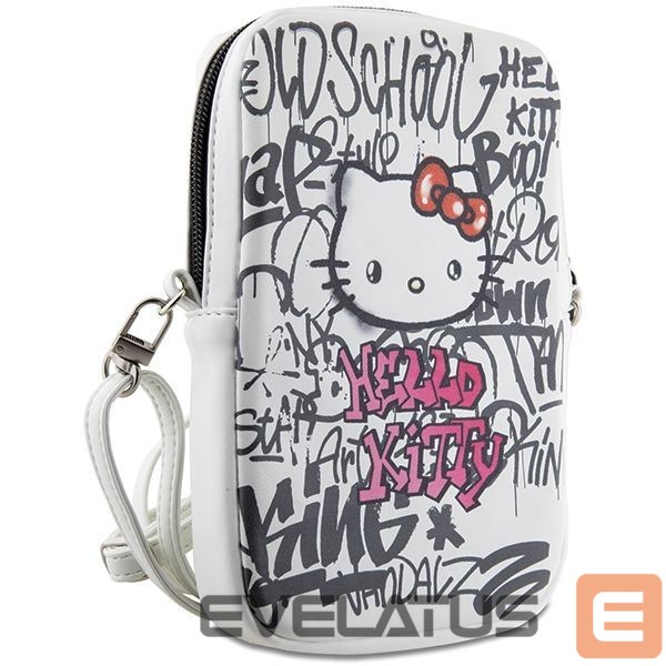 Back panel cover Hello Kitty Hello Kitty Graffiti Kitty Head bag - white