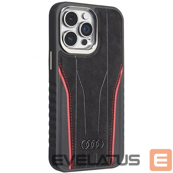 Other Phone Accessory Audi Audi Genuine Leather case with MagSafe for iPhone 14 Pro - black and red