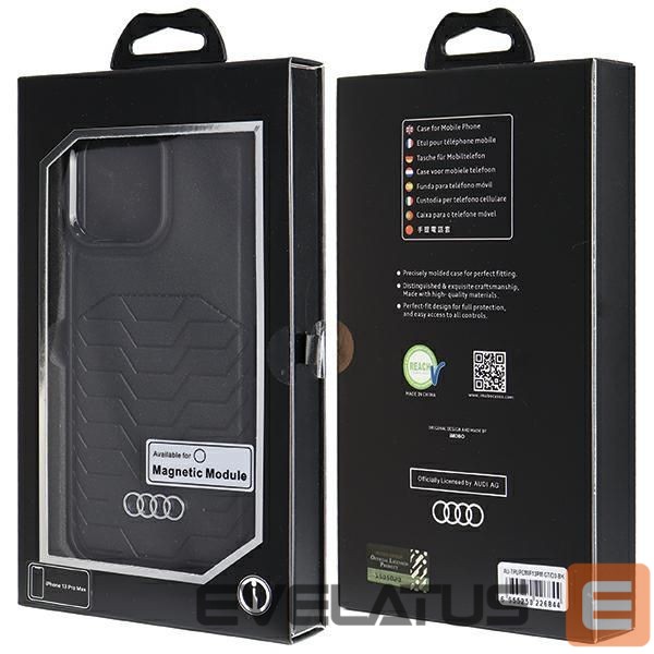 Other Phone Accessory Audi Audi Synthetic Leather case with MagSafe for iPhone 13 Pro Max - black
