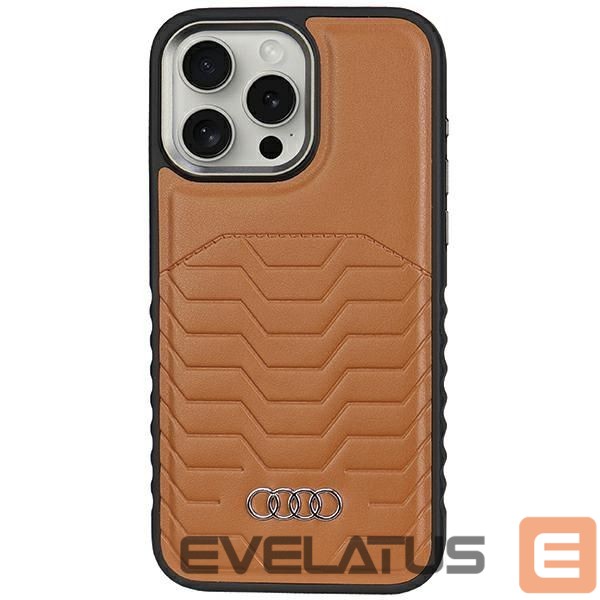 Other Phone Accessory Audi Audi Synthetic Leather case with MagSafe for iPhone 14 Pro Max - brown