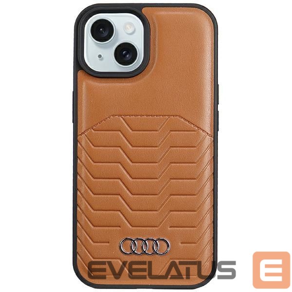 Other Phone Accessory Audi Audi Synthetic Leather case with MagSafe for iPhone 15 / 14 / 13 - brown