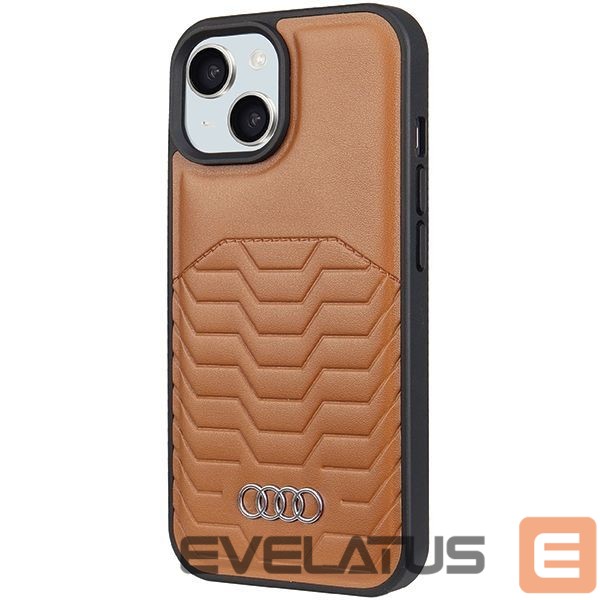 Other Phone Accessory Audi Audi Synthetic Leather case with MagSafe for iPhone 15 / 14 / 13 - brown