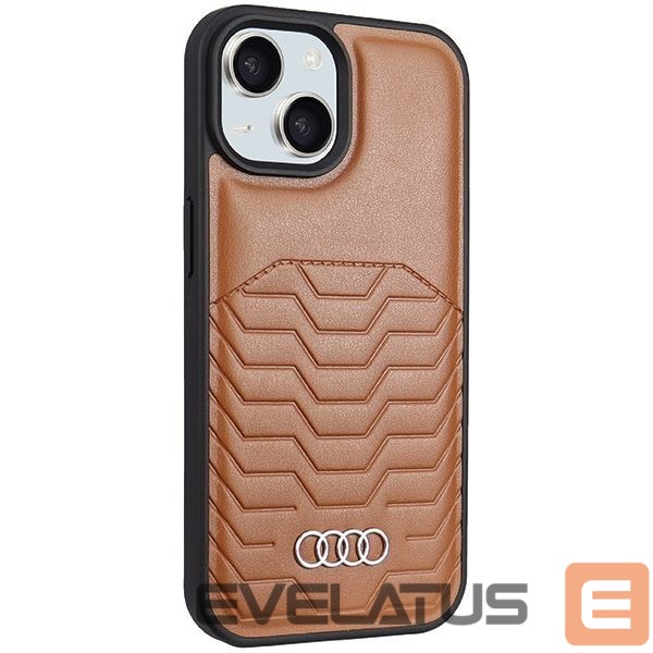 Other Phone Accessory Audi Audi Synthetic Leather case with MagSafe for iPhone 15 / 14 / 13 - brown