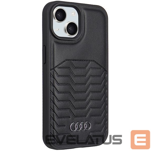 Other Phone Accessory Audi Audi Synthetic Leather Case with MagSafe for iPhone 15/14/13 - Black