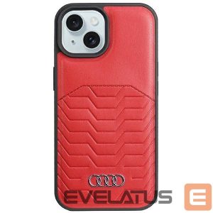 Other Phone Accessory Audi  Audi Synthetic Leather Case with MagSafe for iPhone 15 Plus / 14 Plus - Red