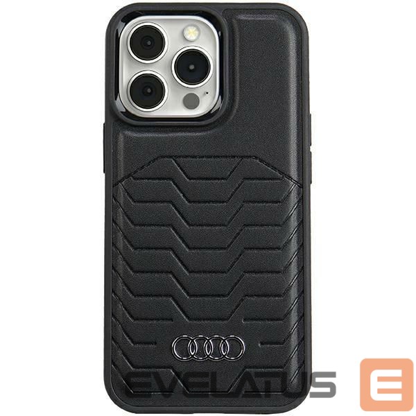 Other Phone Accessory Audi Audi Synthetic Leather case with MagSafe for iPhone 15 Pro - black