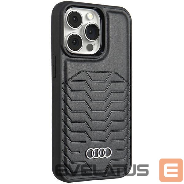 Other Phone Accessory Audi Audi Synthetic Leather case with MagSafe for iPhone 15 Pro - black