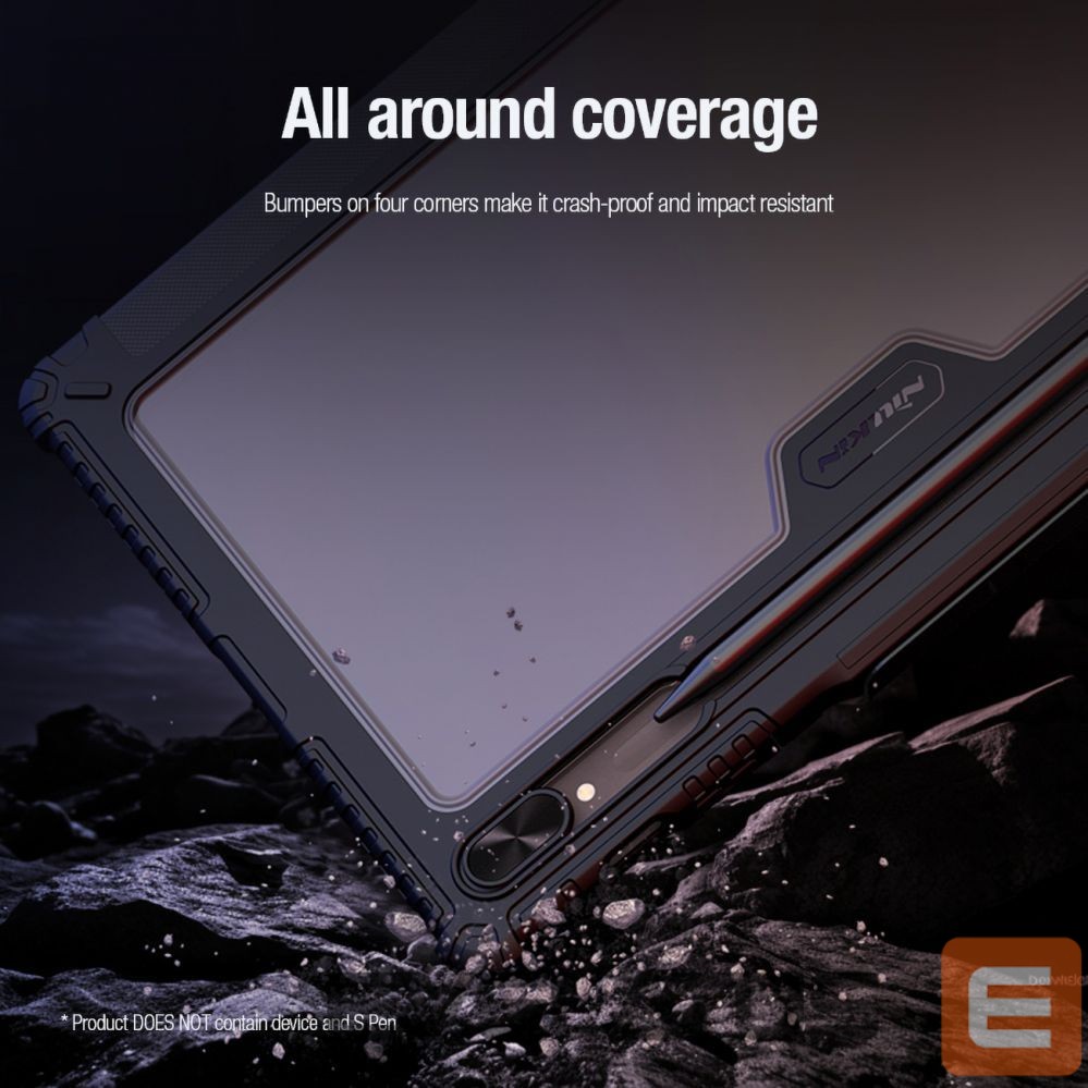 Back panel cover Nillkin Nillkin Bumper Leather Case Pro case for Samsung Galaxy Tab S9+ - black