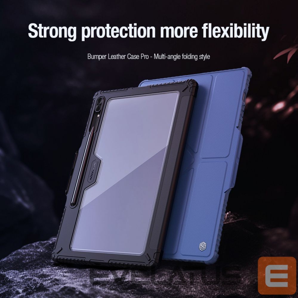 Back panel cover Nillkin Nillkin Bumper Leather Case Pro case for Samsung Galaxy Tab S9+ - black