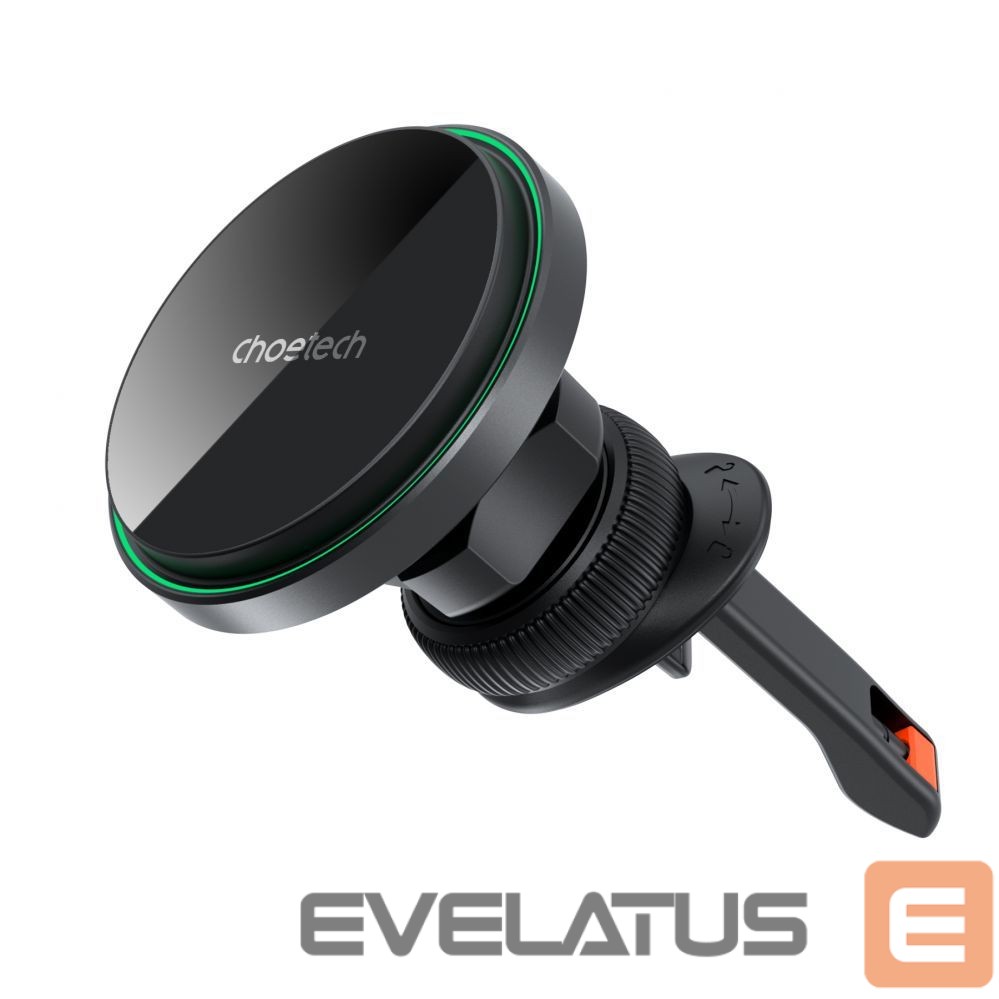 Other Phone Accessory Choetech Choetech T204-F magnetic car holder with 15W wireless charging - black