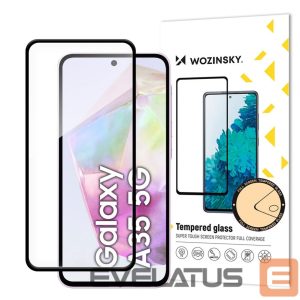 Protective glass Wozinsky - Wozinsky Full Glue Tempered Glass for Samsung Galaxy A35 with black frame 