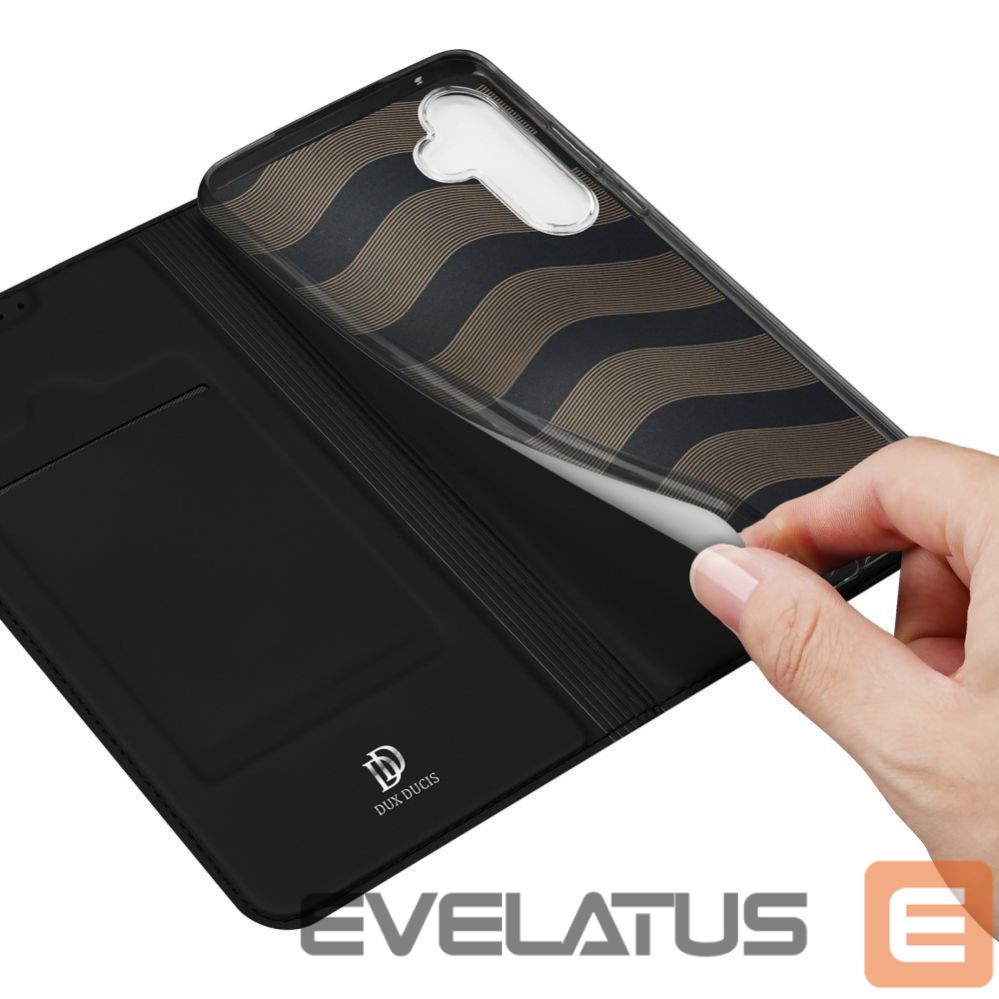 Back panel cover Dux Ducis - Dux Ducis Skin Pro case with flap and card slot for Samsung Galaxy A55 5G - black