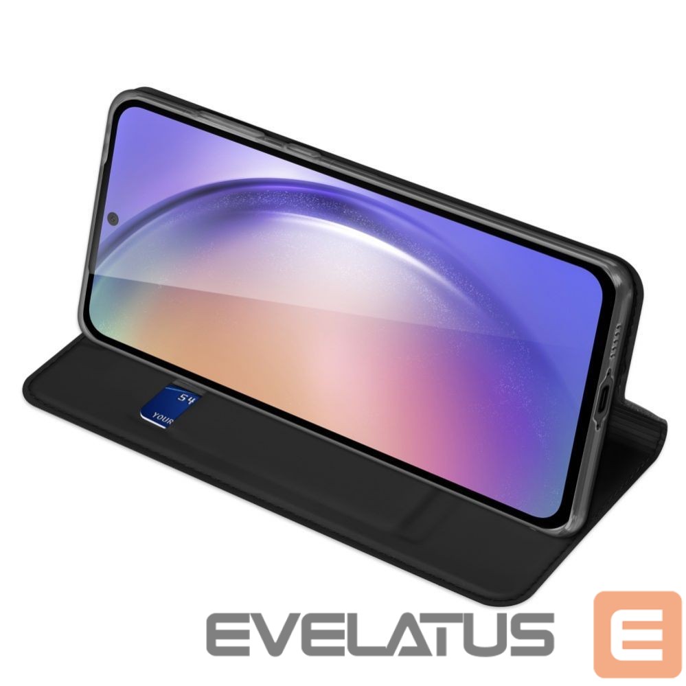 Back panel cover Dux Ducis - Dux Ducis Skin Pro case with flap and card slot for Samsung Galaxy A55 5G - black