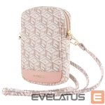 Other Phone Accessory Guess  Guess Zip GCube Bottom Stripe phone bag - pink 