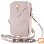 Other Phone Accessory Guess  Guess Zip Triangle 4G bag - pink 