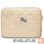 Other Phone Accessory Hello Kitty  Hello Kitty Zip PU Quilted Bows case for a 14" laptop - gold 