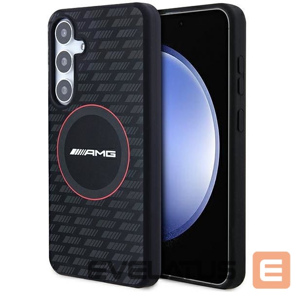 Other Phone Accessory Mercedes-Benz AMG Silicone Carbon Pattern MagSafe case for Samsung Galaxy S24+ - black