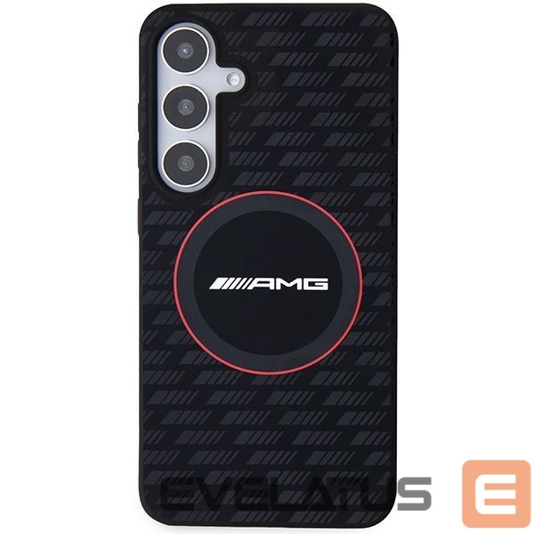 Other Phone Accessory Mercedes-Benz AMG Silicone Carbon Pattern MagSafe case for Samsung Galaxy S24+ - black
