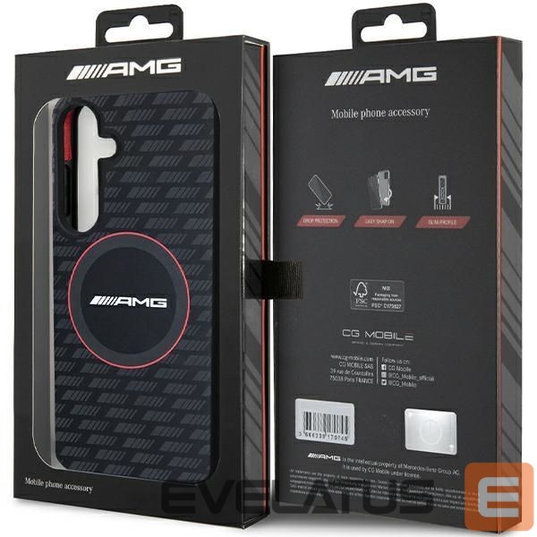 Other Phone Accessory Mercedes-Benz AMG Silicone Carbon Pattern MagSafe case for Samsung Galaxy S24+ - black