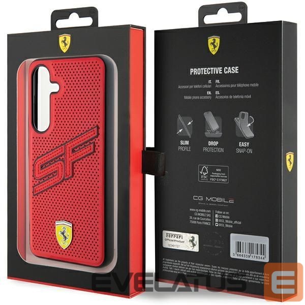 Other Phone Accessory Ferrari Ferrari Big SF Perforated case for Samsung Galaxy S24 - red