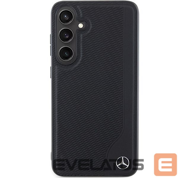 Other Phone Accessory Mercedes-Benz Mercedes Leather Debossed Line MagSafe case for Samsung Galaxy S24+ - black