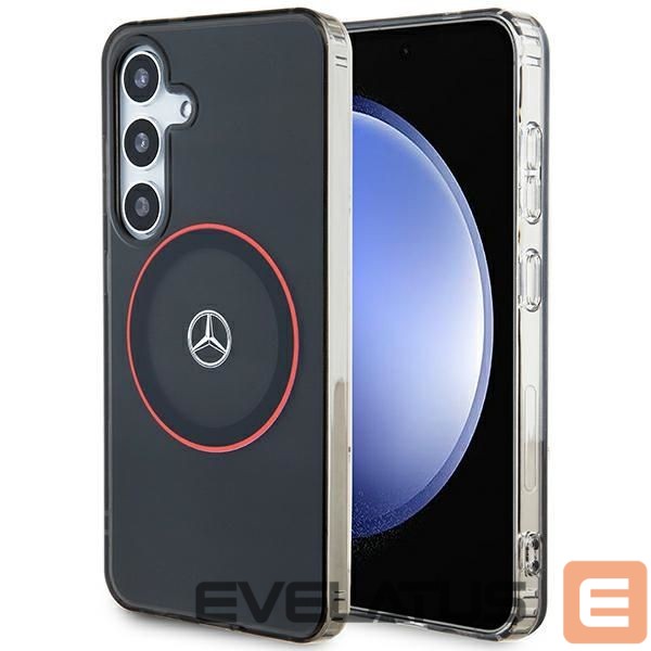 Other Phone Accessory Mercedes-Benz Mercedes Double Layer W Red MagSafe case for Samsung Galaxy S24 - black