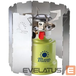 Other Phone Accessory Meva  Wind shield for a camping stove burner - silver 