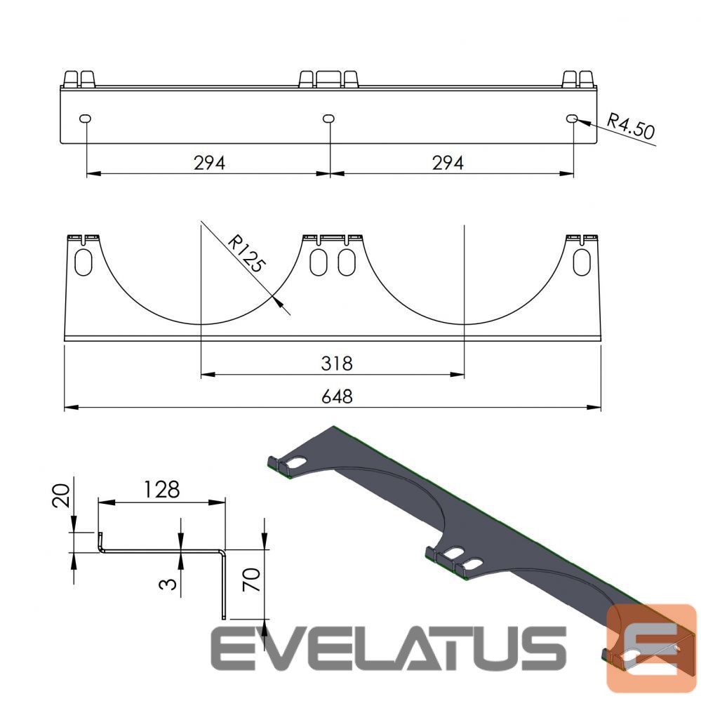 Other Phone Accessory Pro-Line Wall holder for 2 gas cylinders, max. diameter 250 mm PRO-LINE cylinders