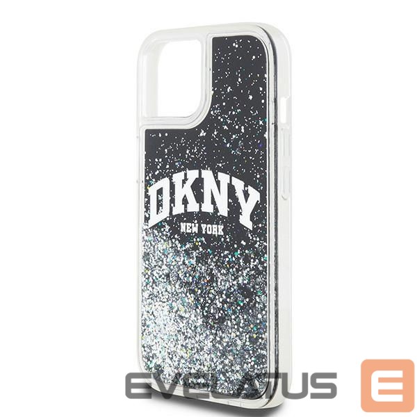 Back panel cover DKNY DKNY Liquid Glitter Big Logo case for iPhone 11 / Xr - black