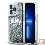 Back panel cover DKNY  DKNY Liquid Glitter Big Logo iPhone 13 Pro / 13 Case - Black 