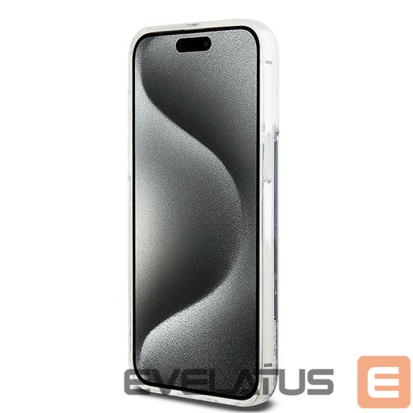 Back panel cover DKNY DKNY Liquid Glitter Big Logo iPhone 13 Pro Max Case - Black