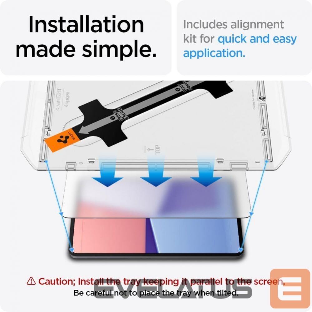 Other Phone Accessory Spigen Spigen Glas.tR EZ Fit Tempered Glass for iPad Pro 13'' 2024