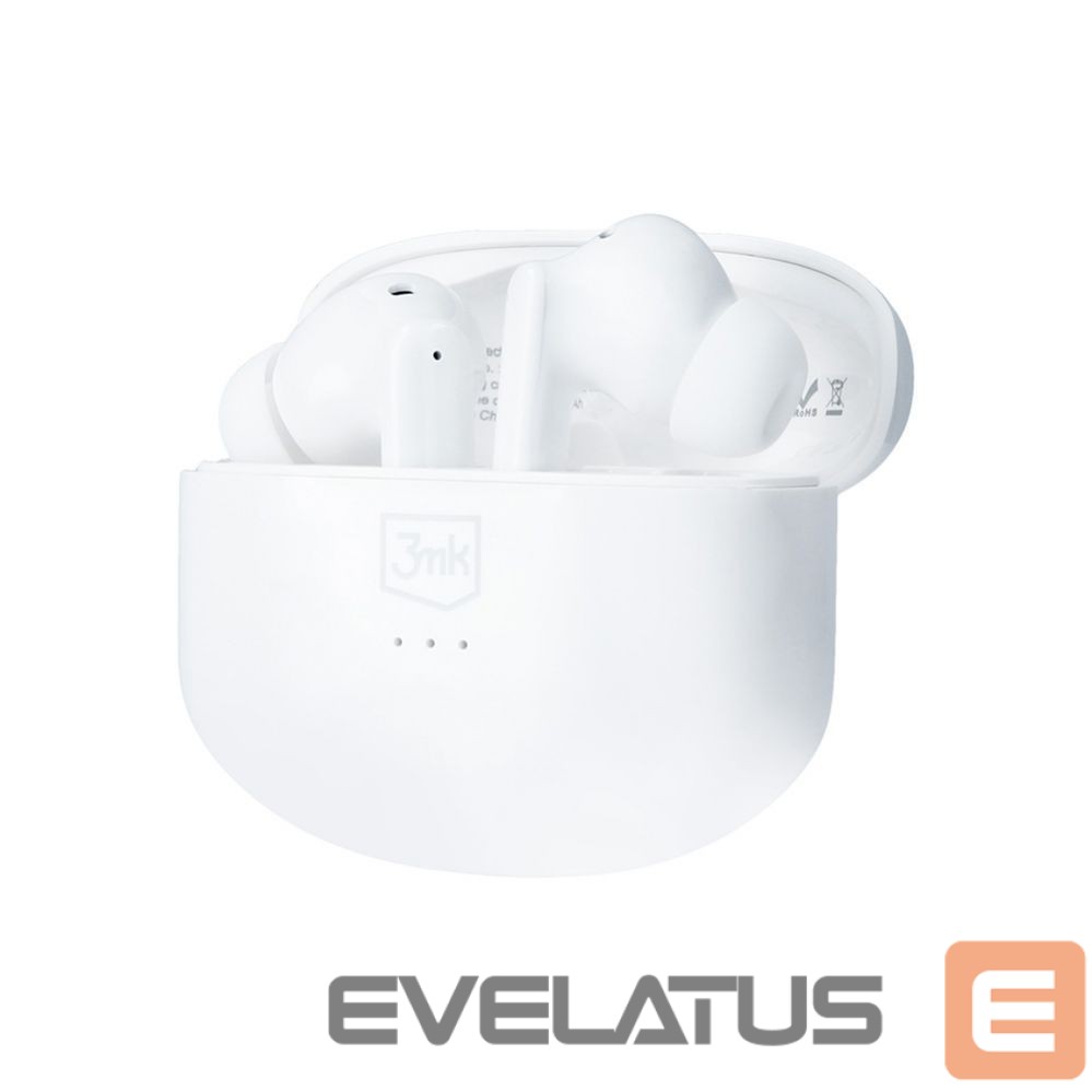 Other Phone Accessory 3MK 3mk LifePods in-ear wireless Bluetooth 5.3 ANC headphones - white