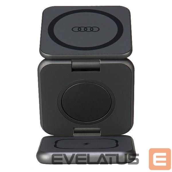 Other Phone Accessory Audi Audi Big Logo foldable inductive charger 3in1 0 - gray
