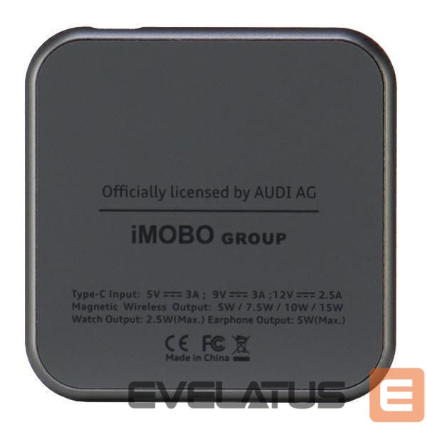 Other Phone Accessory Audi Audi Big Logo foldable inductive charger 3in1 0 - gray