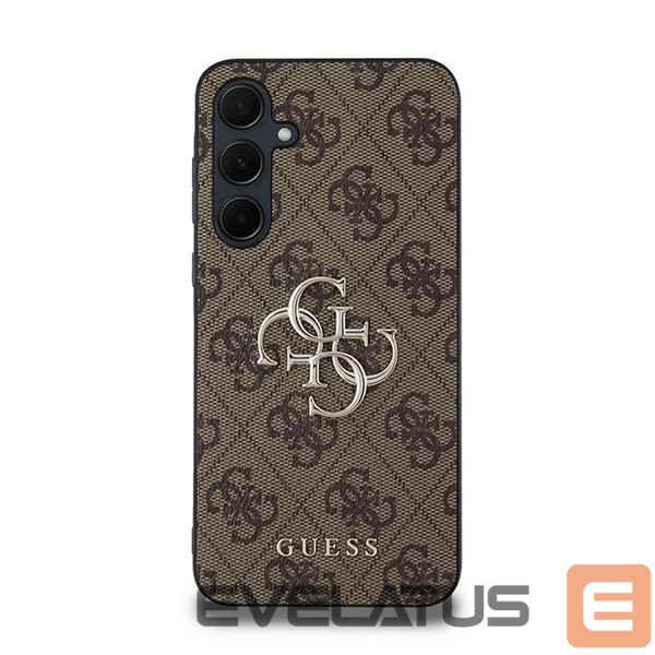 Other Phone Accessory Guess Guess 4G Big Metal Logo case for Samsung Galaxy A35 - brown