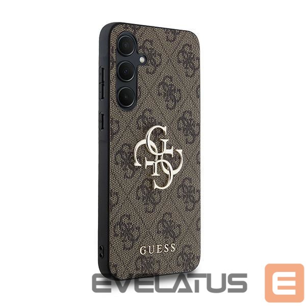 Other Phone Accessory Guess Guess 4G Big Metal Logo case for Samsung Galaxy A35 - brown