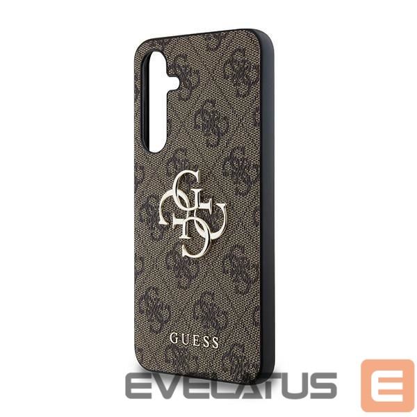 Other Phone Accessory Guess Guess 4G Big Metal Logo case for Samsung Galaxy A35 - brown