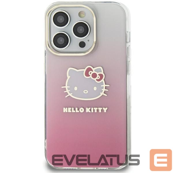 Other Phone Accessory Hello Kitty Hello Kitty IML Gradient Electrop Kitty Head case for Samsung Galaxy A55 - pink