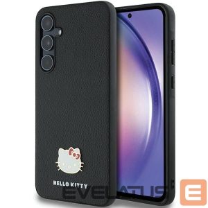 Other Phone Accessory Hello Kitty  Hello Kitty Metal Logo Kitty Head case for Samsung Galaxy A55 - black 