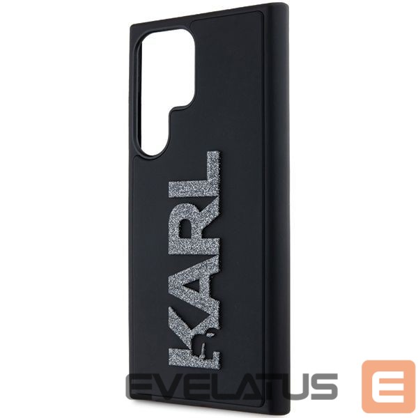 Other Phone Accessory Karl Lagerfeld Karl Lagerfeld 3D Rubber Glitter Logo case for Samsung Galaxy S24 Ultra - black