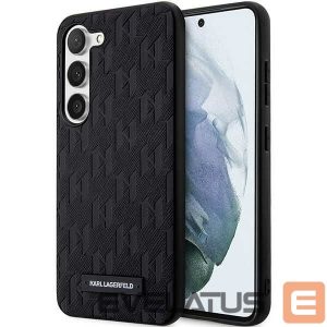 Other Phone Accessory Karl Lagerfeld  Karl Lagerfeld Saffiano Mono Metal Logo case for Samsung Galaxy S24+ - black 